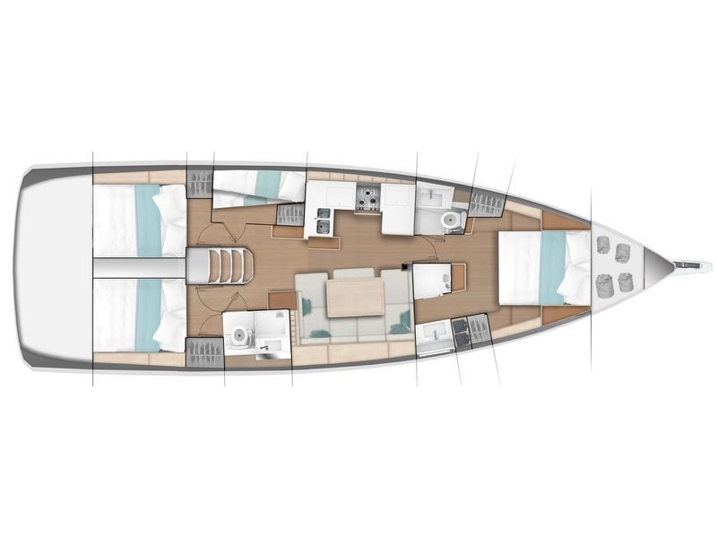 Sun Odyssey 490 by Trend Travel Yachting Grundriss 4 Kabinen-Eignerkabine.jpg